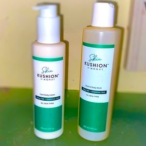 Monat ultimate body wash and calm body lotion